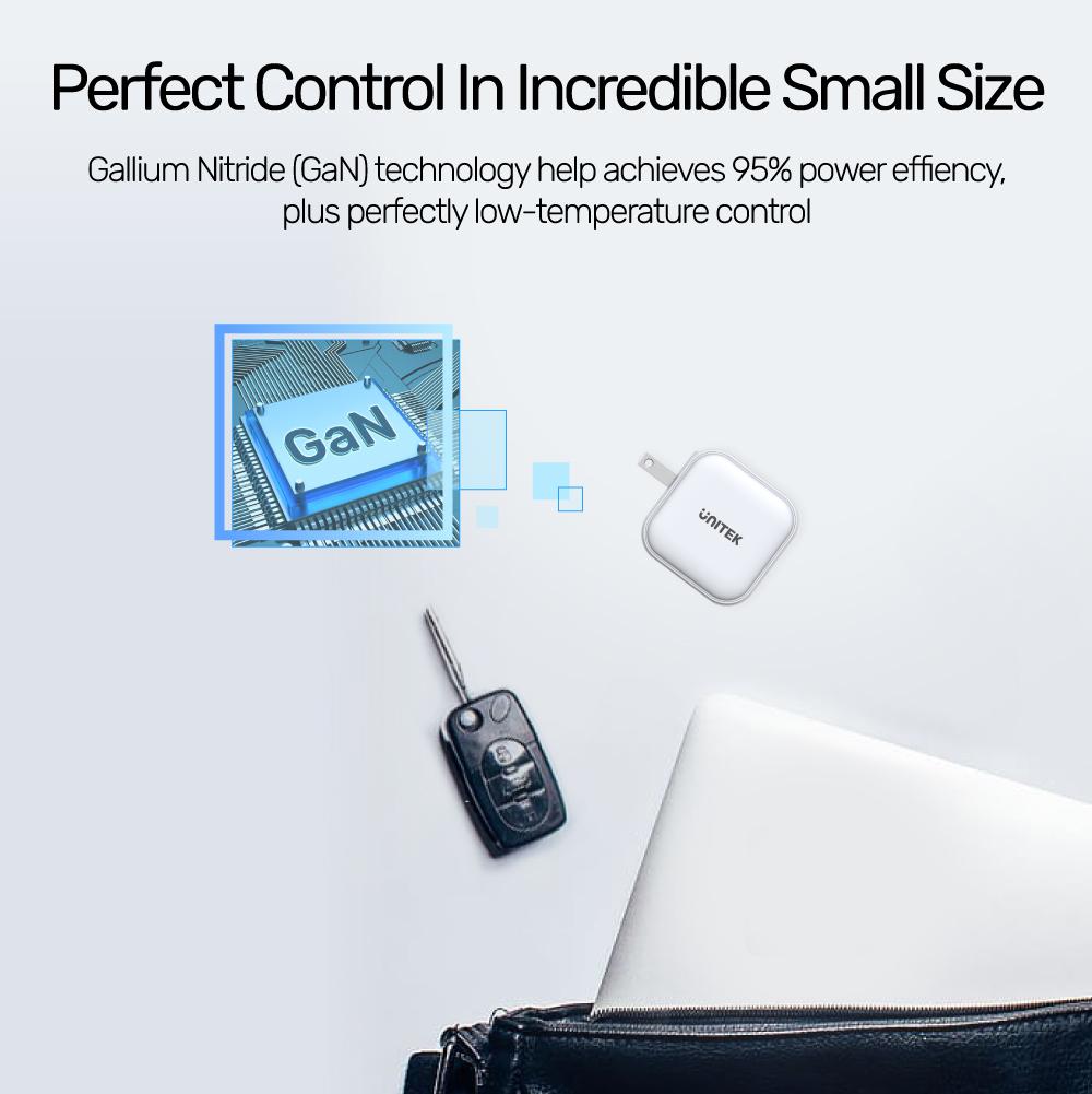 Unitek 66W 3in1 GaN Travel Charger White P1108AWH | Computer Accessories Unitek 66W 3in1 GaN Travel Charger White P1108AWH | Computer Accessories