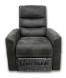 Louis Donne Rocking Recliner Chair 2108 Rustic Grey
