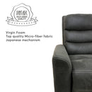 Louis Donne Rocking Recliner Chair 2108 Rustic Grey