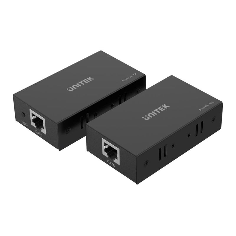 Unitek HDMI Extender Over Ethernet Cable, Black Color