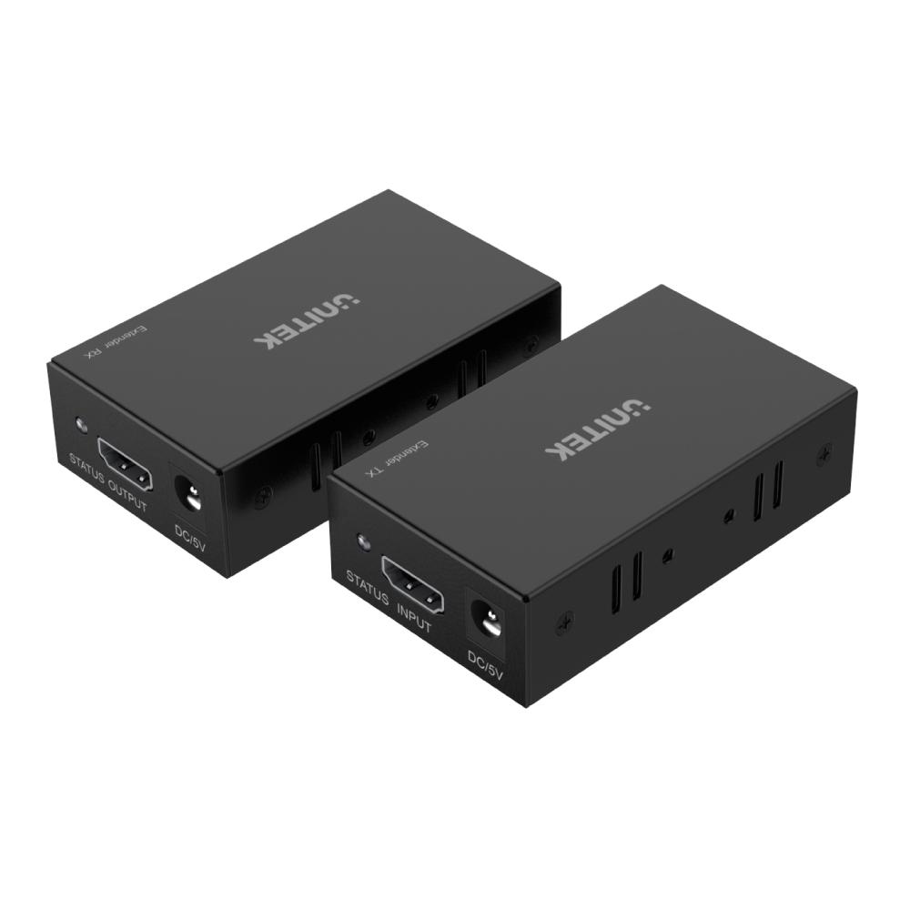 Unitek HDMI Extender Over Ethernet Cable, Black Color | Computer Accessories Unitek HDMI Extender Over Ethernet Cable, Black Color | Computer Accessories