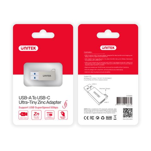 Unitek USB3.1 Type-A Male to Type-C Female Adapter A1034NI