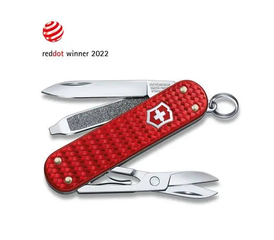 Victorinox Classic SD Precious Alox Pocket Knife Red 0.6221.401G