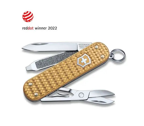 Victorinox Classic SD Precious Alox Pocket Knife Yellow 0.6221.408G