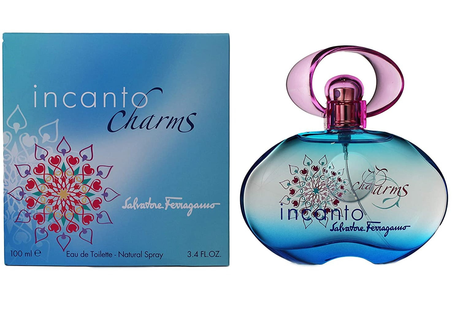 Salvatore Ferragamo Incanto Charms Eau de Toilette for Women 100ml | Women's Perfume Salvatore Ferragamo Incanto Charms Eau de Toilette for Women 100ml | Women's Perfume