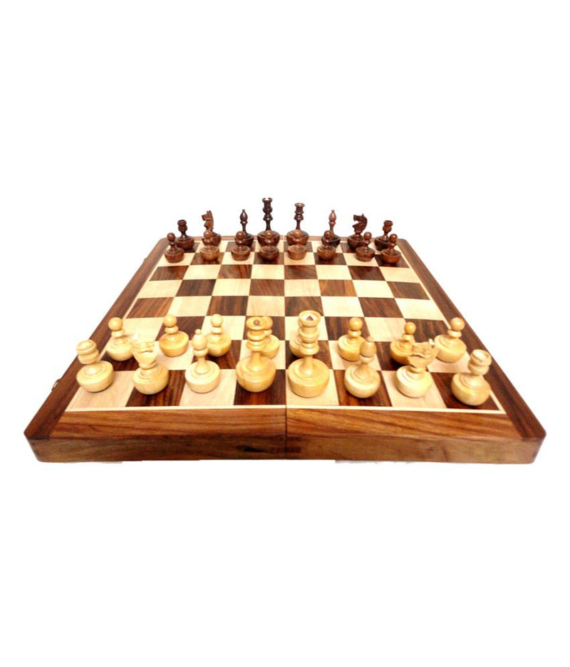 Santolee Wooden Chess Set Magnetic