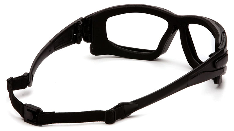Pyramex Force Safety Glasses Black Frame With Clear Anti Fog Lens 48 G SB7010SDT