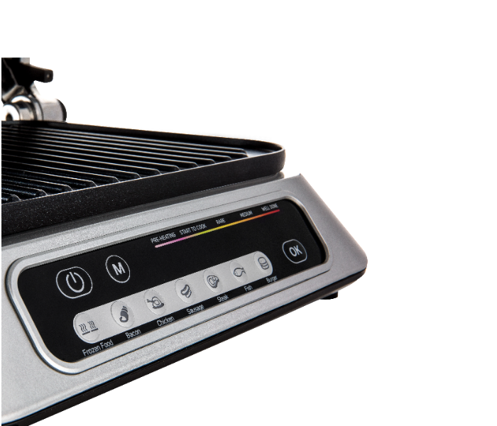 Sencor 2100W 3 Operating Position Intelligent Grill with 7 Programs Silver SBG 6030SS