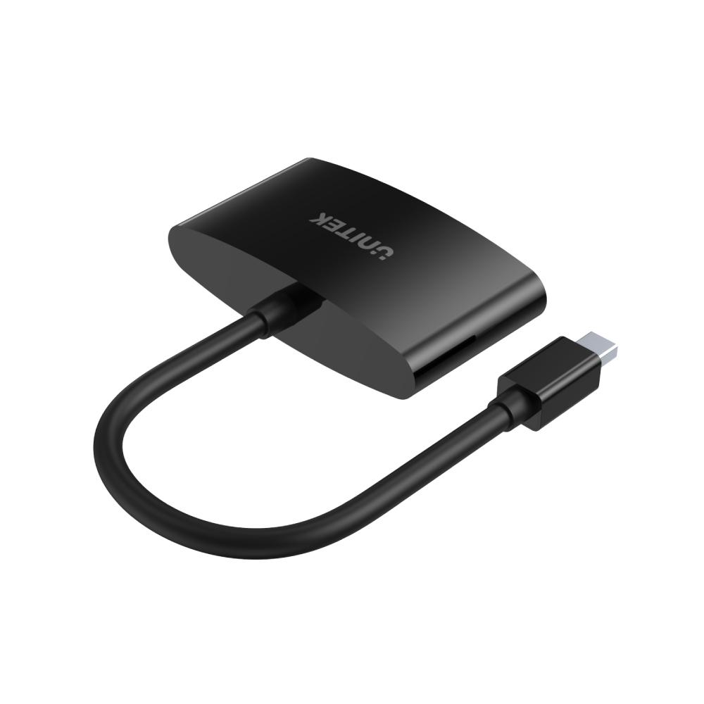 Unitek Mini DisplayPort to VGA + HDMI Converter Y-6328BK | Computer Accessories Unitek Mini DisplayPort to VGA + HDMI Converter Y-6328BK | Computer Accessories