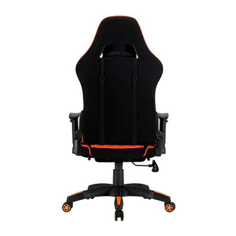 Meetion Fully Featured Reclining Gaming Chair with Footrest Black+Orange MT-CHR25