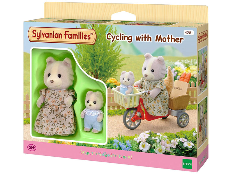 Sylvanian Family Cycling With Mother