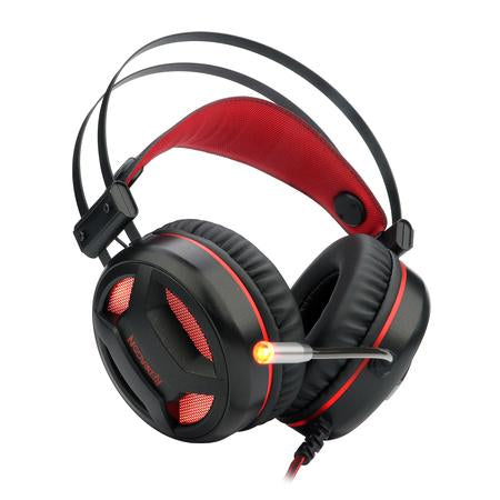 Redragon H210 MINOS Gaming Headset Virtual 7.1 Channel 50mm Dynamic Driver Volume Control LED light Microphone Switch Bass Boosted Headset USB Connectivity