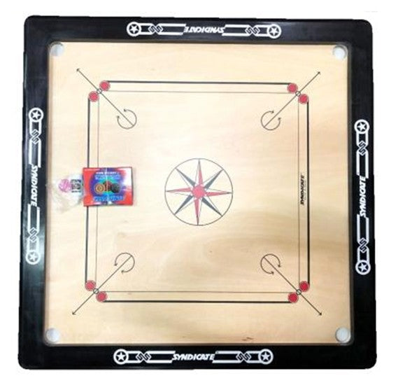 Syndicate Carrom Board 27x27x2 Inch | Games