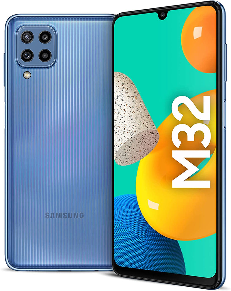 Samsung Galaxy M32 LTE Dual SIM Smartphone 128GB 6GB RAM Light Blue SM-M325FLBGMEA