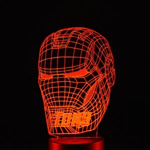 Iron Man 3D Night Light | Games Iron Man 3D Night Light | Games