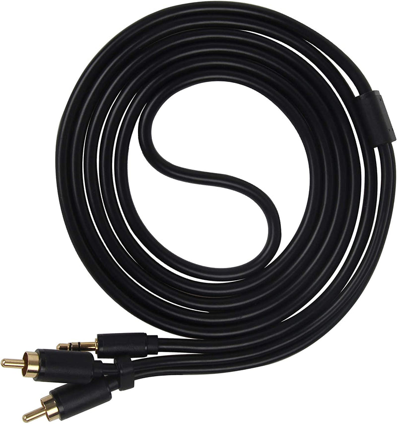 Unitek 1.5M, 3.5MM AUX to 2 RCA Cable Y-C938BK