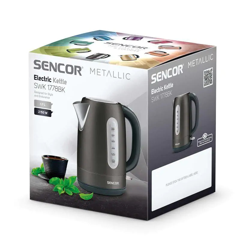 Sencor Electric Kettle 1.7L Black SWK 1778BK