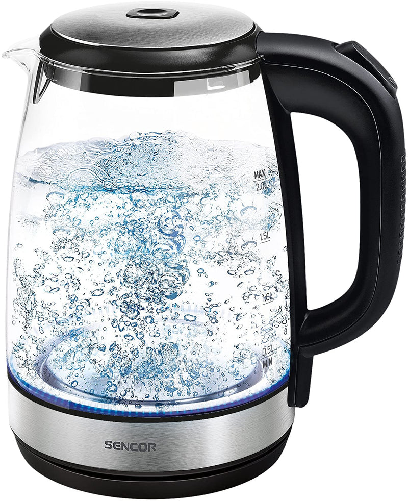 Sencor Glass Electric Kettle 2 litres SWK 2080BK