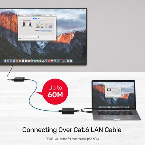 Unitek HDMI Extender Over Ethernet Cable, Black Color | Computer Accessories Unitek HDMI Extender Over Ethernet Cable, Black Color | Computer Accessories