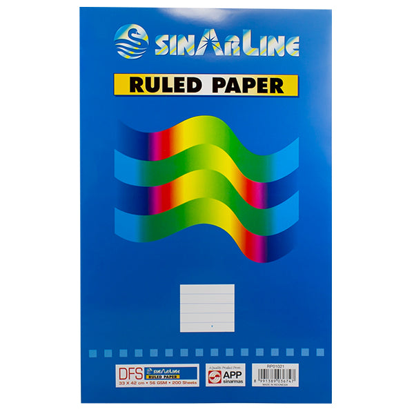 SinarLine Ruled Paper Doub. FOOL SCAP PTRP