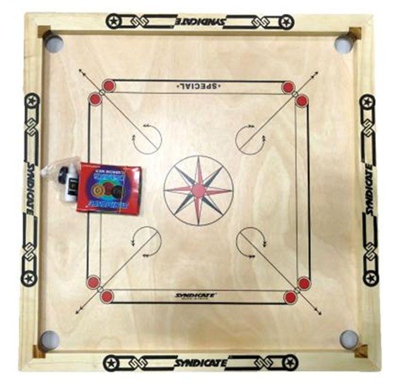 Syndicate Carrom Board 42 * 42 * 3 Inch