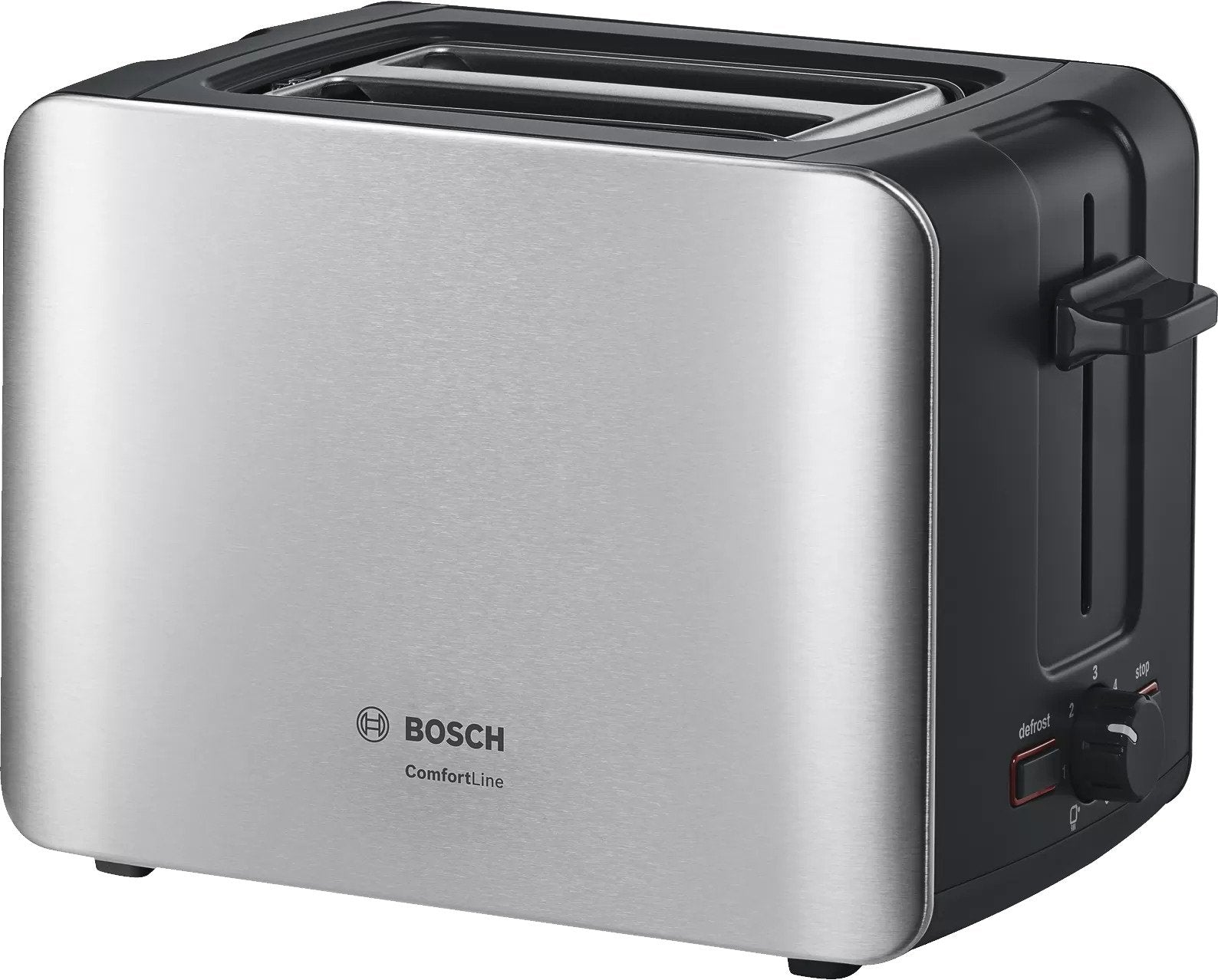 Bosch Compact Toaster Comfort Line Stainless Steel TAT6A913GB