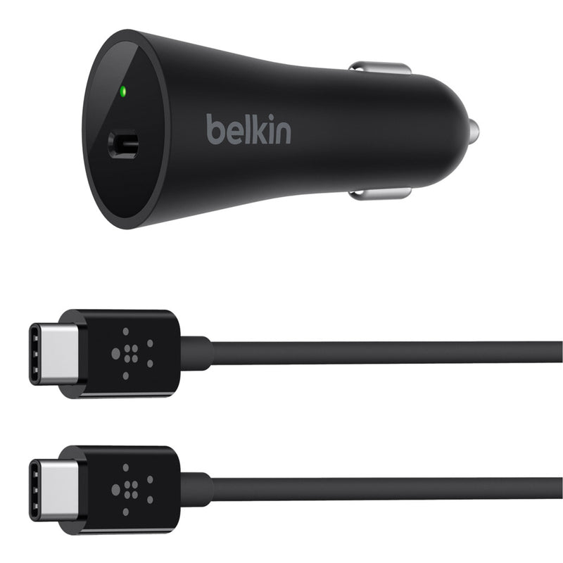 Belkin USB C Car Charger With USB C