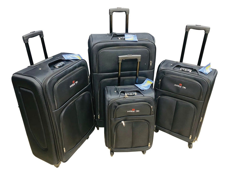 Double Two Trolley Bags 4 Pieces Combo Set