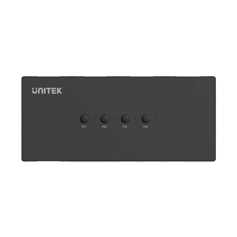 Unitek VGA KVM Switch 4 In 1 Out with 3-Port USB2.0 Hub U-8710ABK | Computer Accessories Unitek VGA KVM Switch 4 In 1 Out with 3-Port USB2.0 Hub U-8710ABK | Computer Accessories