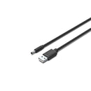 Unitek 1M, USB AM To DC3.5*1.35MM Male Cable Y-C495BK