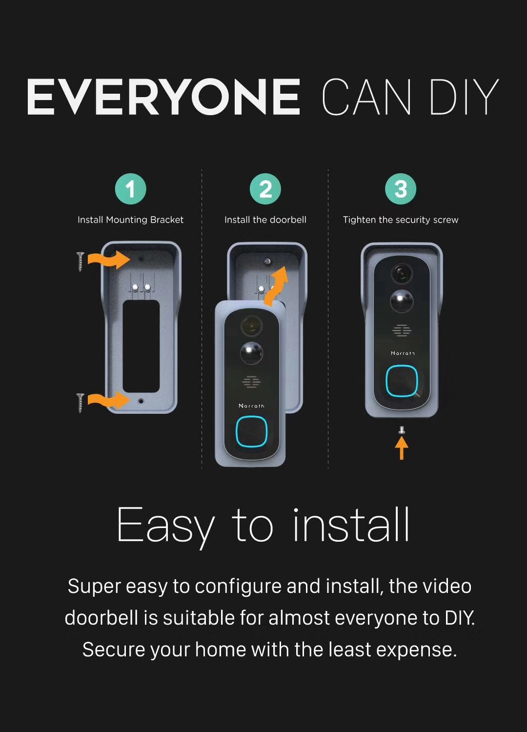 Marrath Smart Video Door Bell | Smart Home Solution Marrath Smart Video Door Bell | Smart Home Solution