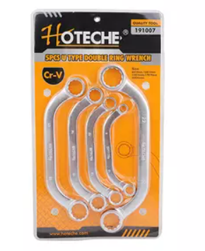 Hoteche U Type Double Ring Wrench