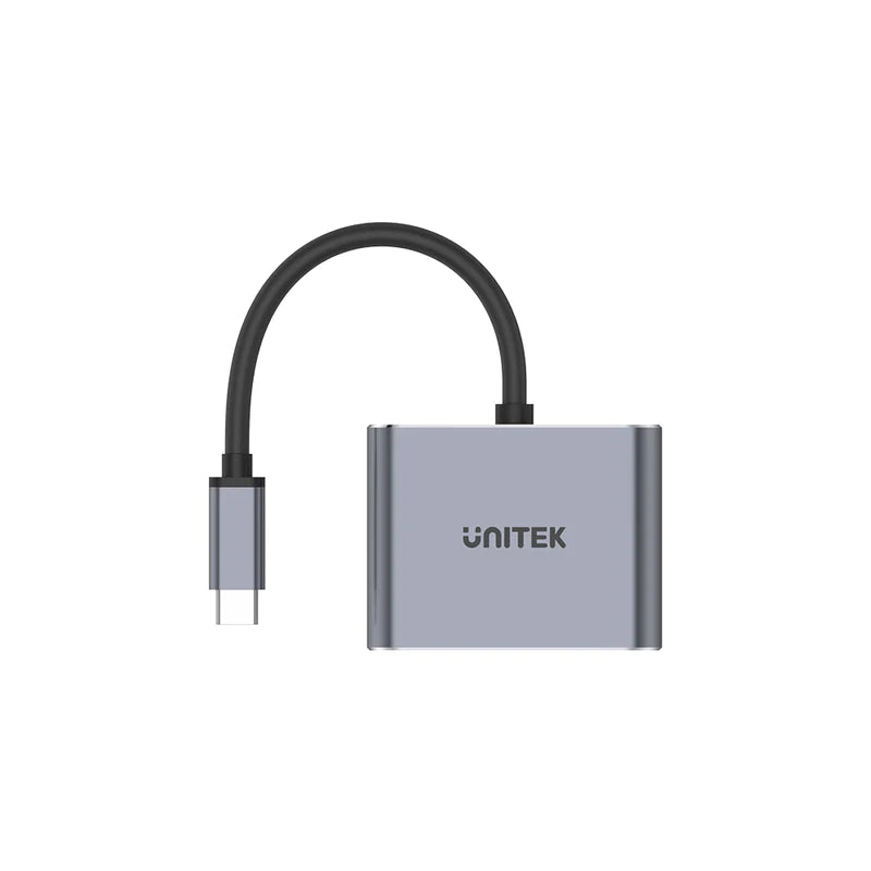 Unitek USB3.1 Type-C To HDMI (4K 60Hz) +VGA Adapter with MST V1126A | Computer Accessories Unitek USB3.1 Type-C To HDMI (4K 60Hz) +VGA Adapter with MST V1126A | Computer Accessories