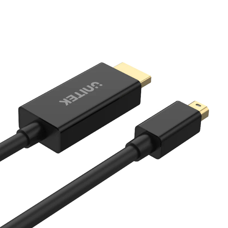 Unitek 2M Mini DisplayPort to HDMI 4K@30Hz Cable,Black Color V1152A