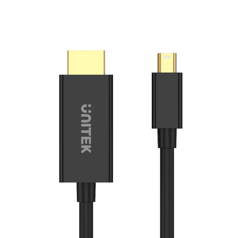 Unitek 2M Mini DisplayPort to HDMI 4K@30Hz Cable,Black Color V1152A