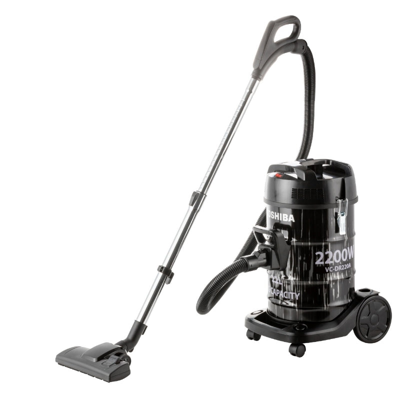 Toshiba 22 Liter Drum Vacuum Cleaner Black And White VC-DR220ABF