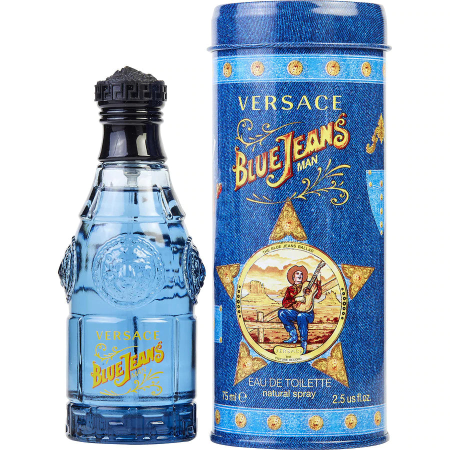 Versace Blue Jeans Eau De Toilette For Men 75ml | Men's Perfume Versace Blue Jeans Eau De Toilette For Men 75ml | Men's Perfume