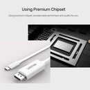 Unitek USB3.1 Type-C to DisplayPort (4K) Cable 1.8m White V400AWH