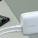 Belkin Dual USB-C PD Wall Charger 40W WCB006myWH