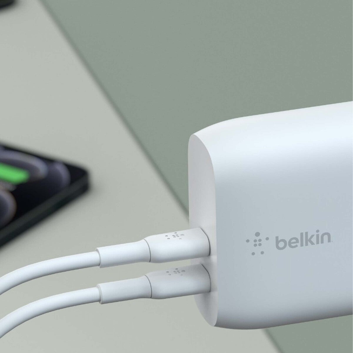 Belkin Dual USB-C PD Wall Charger 40W WCB006myWH | Batteries, Chargers & Starter Kits Belkin Dual USB-C PD Wall Charger 40W WCB006myWH | Batteries, Chargers & Starter Kits