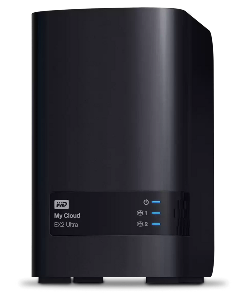 Western Digital 4TB My Cloud EX2 Ultra Network Attached Storage WDBVBZ0040JCH-EESN