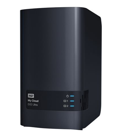 Western Digital My Cloud EX2 Ultra 2-Bay 8TB NAS WDBVBZ0080JCH-EESN