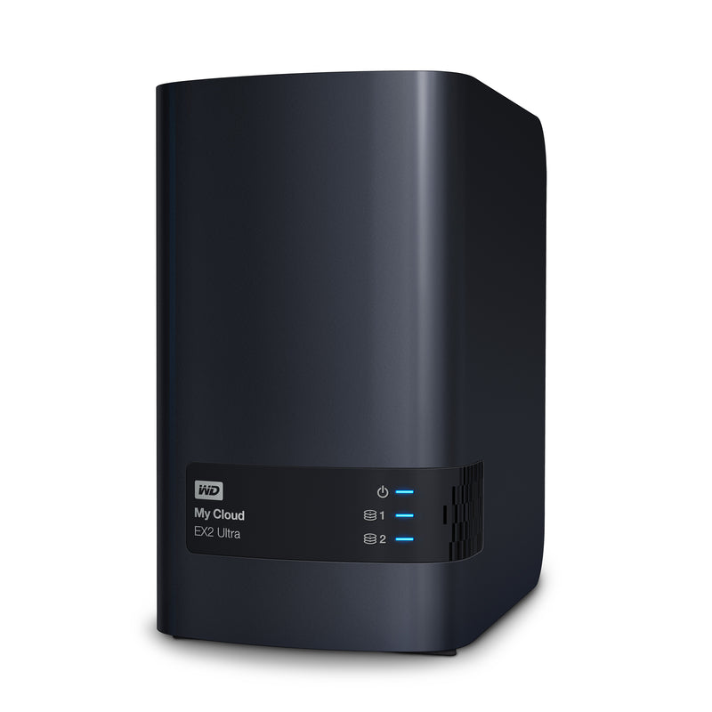 Western Digital 12TB My Cloud EX2 Ultra Network Attached Storage NAS WDBVBZ0120JCH-EESN