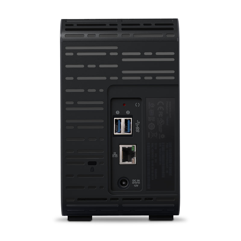 Western Digital 12TB My Cloud EX2 Ultra Network Attached Storage NAS WDBVBZ0120JCH-EESN