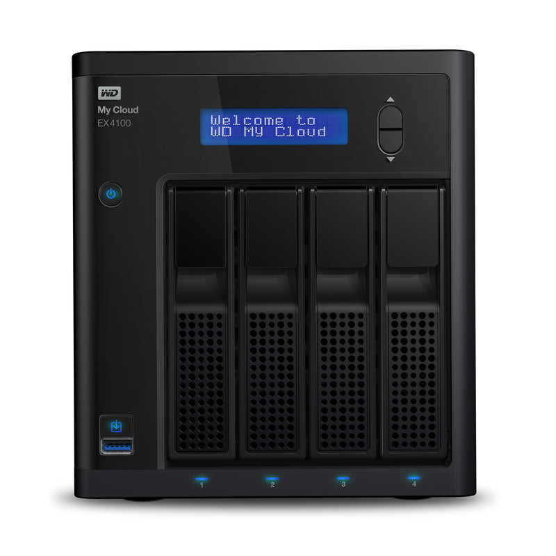 Western Digital My Cloud EX4100 Diskless Expert Series 4-Bay Network Attached Storage WDBWZE0000NBK-EESN