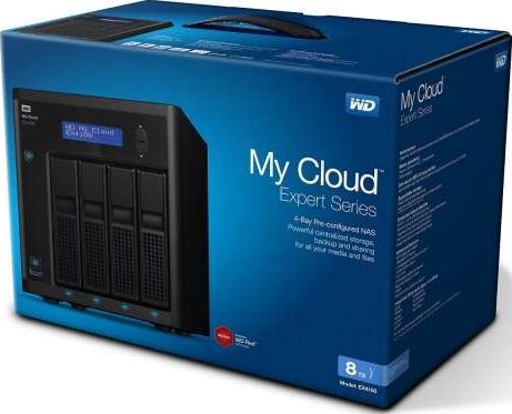 Western Digital 8 TB My Cloud Expert Series EX4100 WDBWZE0080KBK-EESN