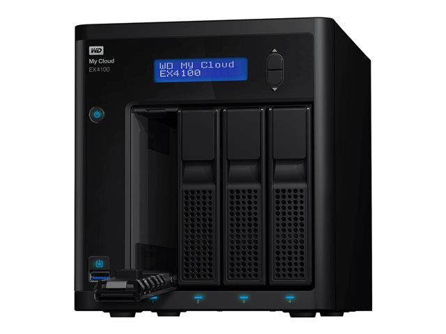 Western Digital 16 TB My Cloud EX4100 Expert Series 4-Bay Network Attached Storage WDBWZE0160KBK-EESN