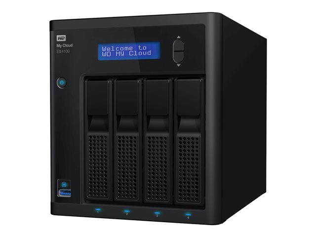 Western Digital 16 TB My Cloud EX4100 Expert Series 4-Bay Network Attached Storage WDBWZE0160KBK-EESN