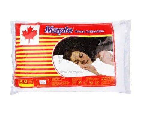 Maple White Pressed Pillow 45x70 cm Fiber Filling