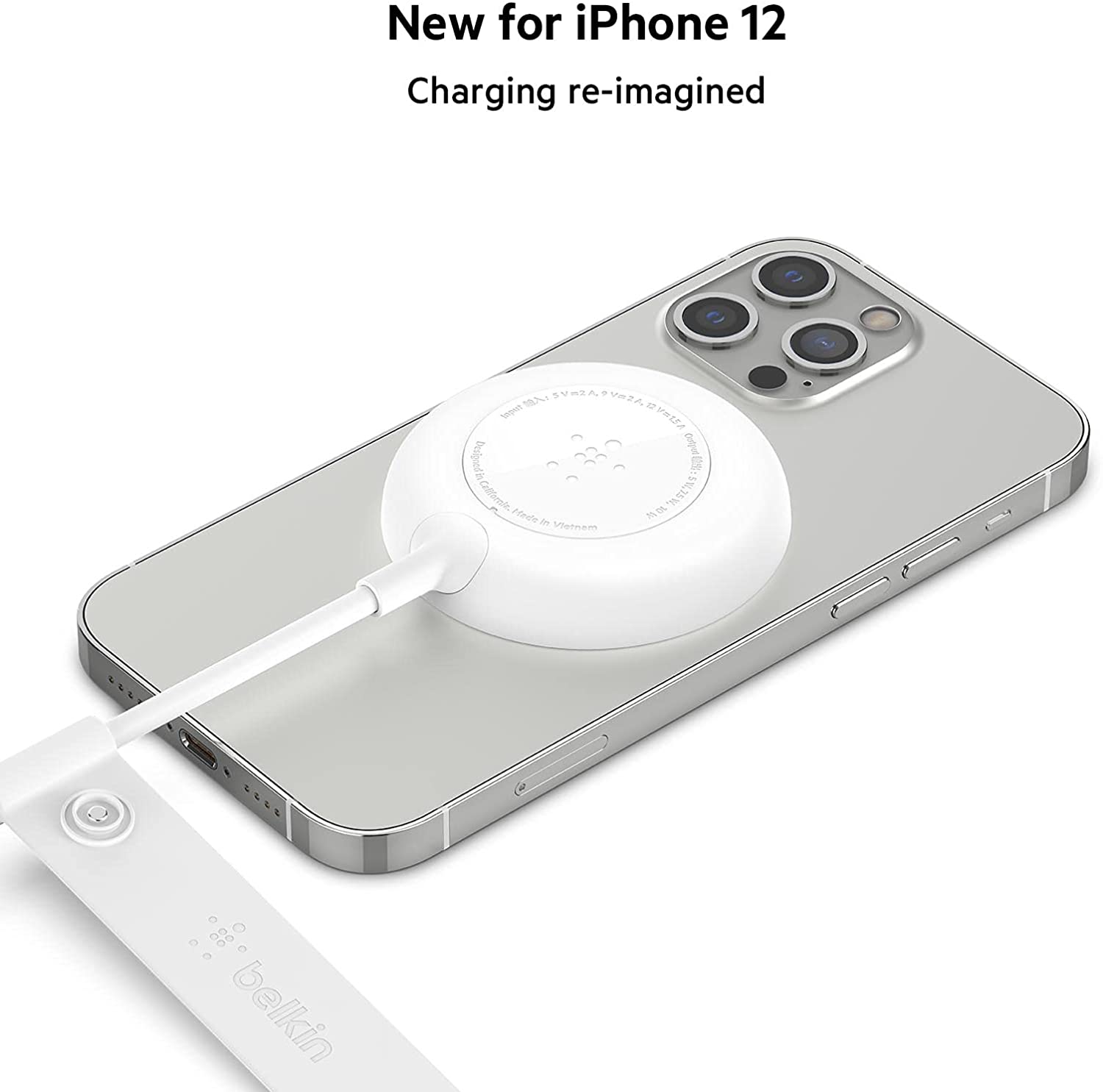 Belkin Wireless Charger Compatible With MagSafe White WIA005btWH | Batteries, Chargers & Starter Kits Belkin Wireless Charger Compatible With MagSafe White WIA005btWH | Batteries, Chargers & Starter Kits